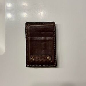 Fossil Leather Card Holder